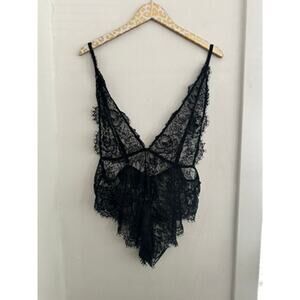 Shein Women's Black Plus Lace Bodysuit | Size 2XL